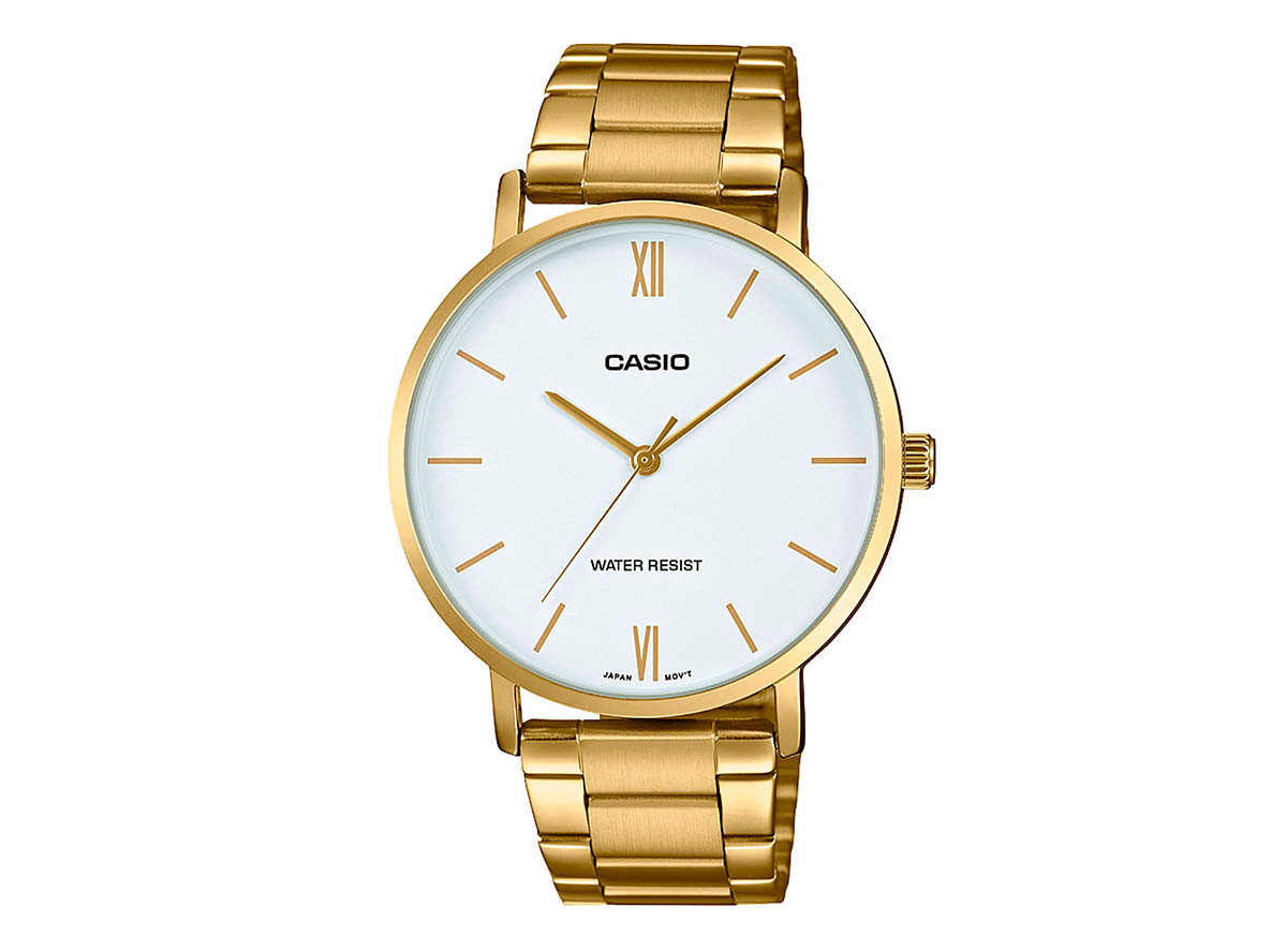 Casio Oro Uomo MTP-VT01G-5BUDF | Orologio Acciaio Inossidabile Bracciale - 2